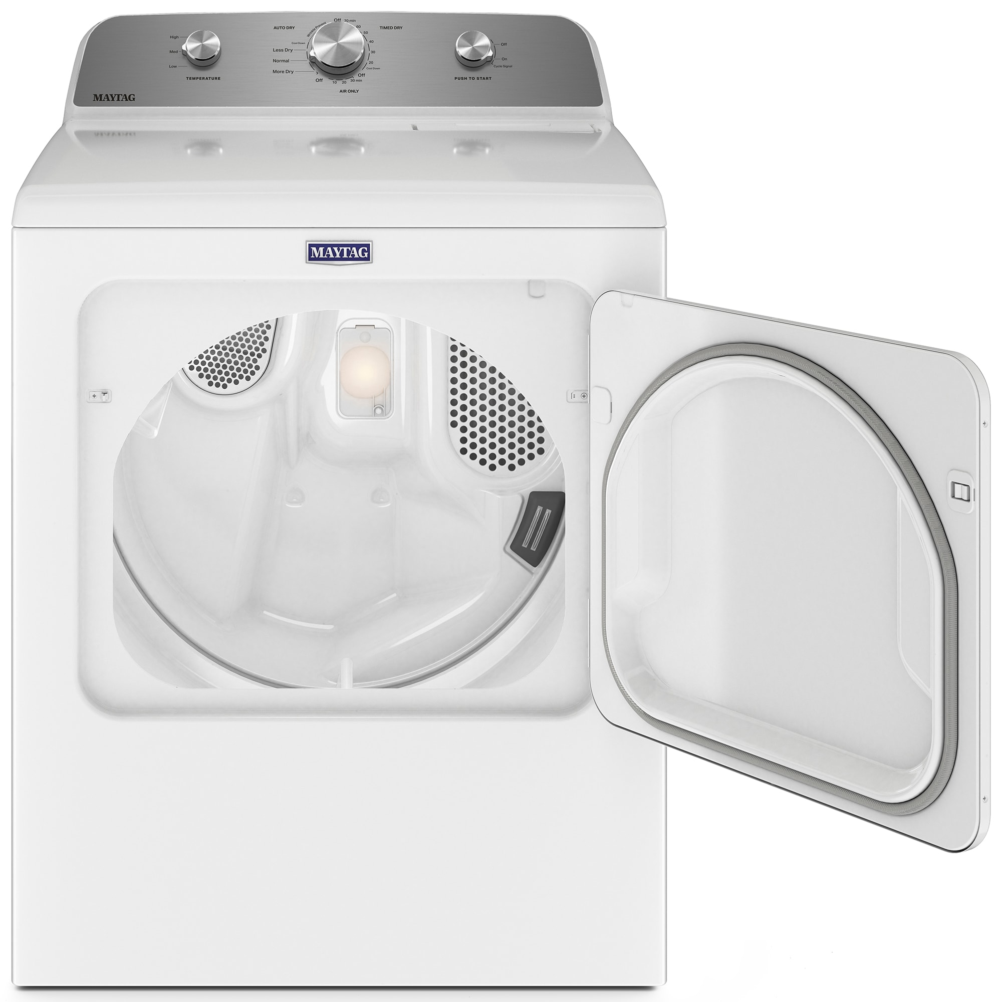 Maytag 29 in. 7.0 cu. ft. Electric Dryer with 7 Dryer Programs, 3 Dry Options & Wrinkle Care - White, , hires