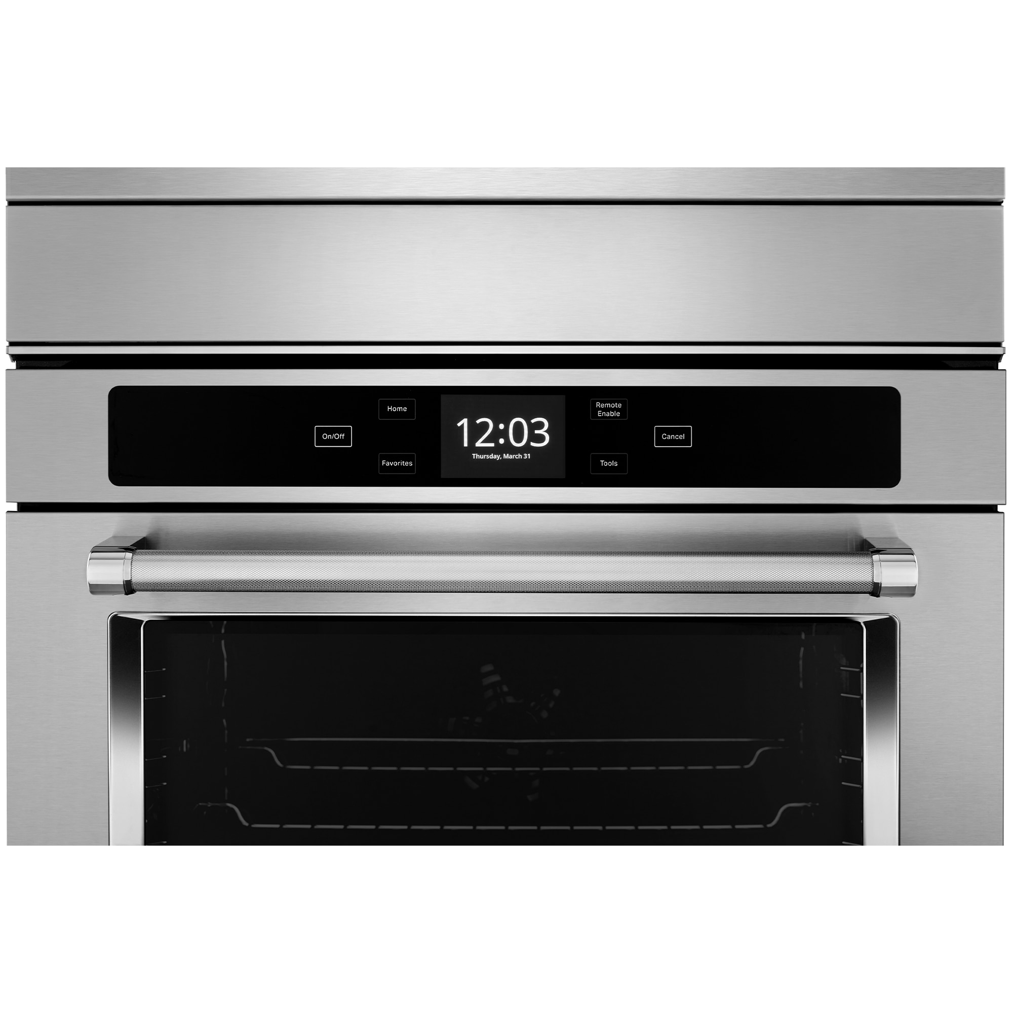 KitchenAid 24 in. 5.2 cu. ft. Smart Top Control Electric Double Wall Oven with True European Convection - Fingerprint Resistant Stainless Steel, , hires