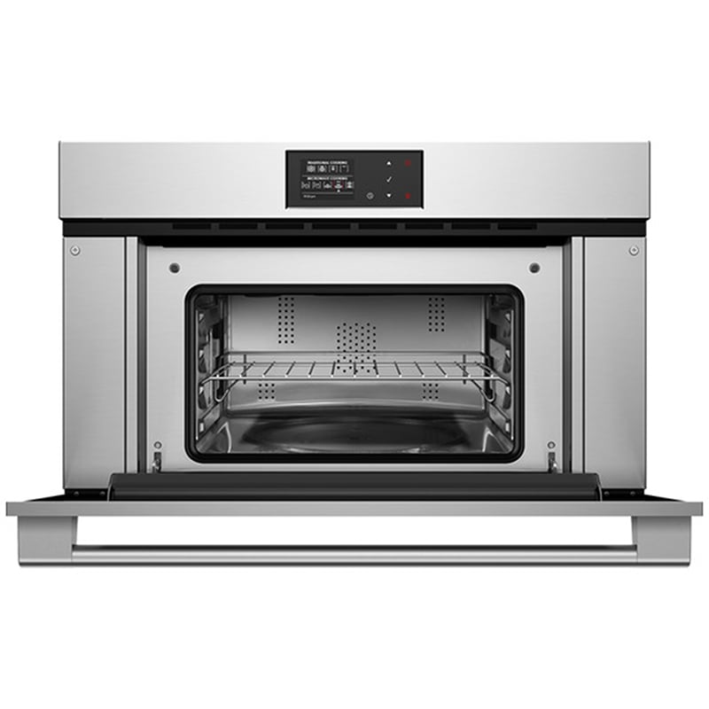Fisher & Paykel Series 9 30 in. 1.3 cu. ft. Speed Electric Microwave/Wall Oven Combo with True European Convection - Stainless Steel, , hires
