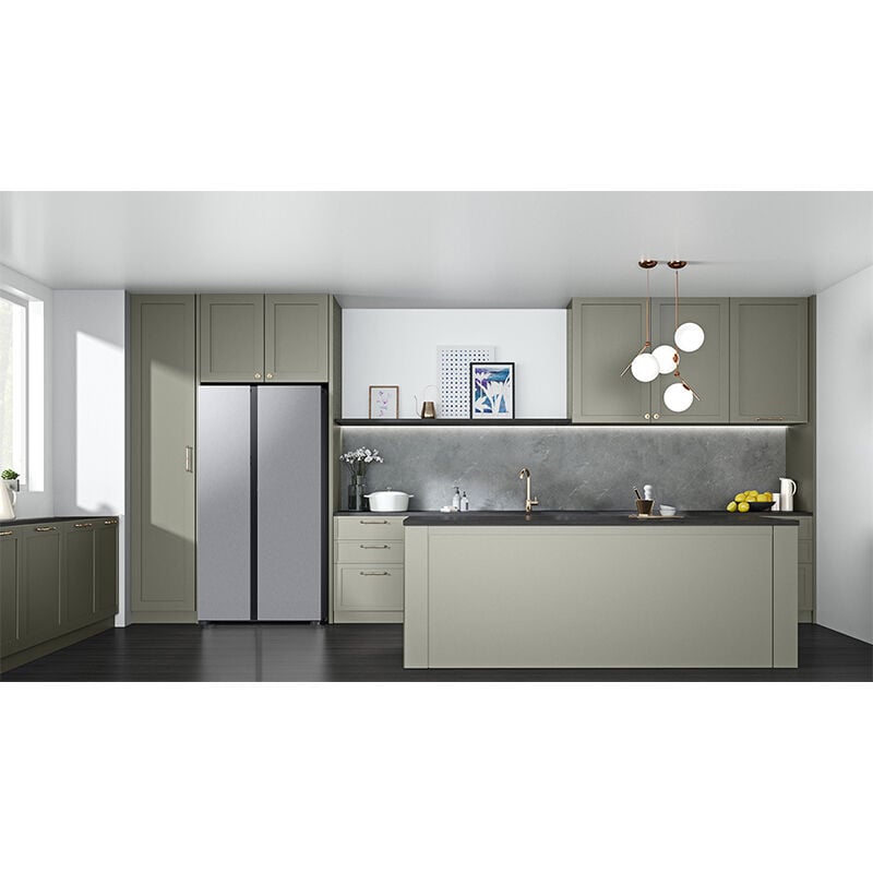 Samsung Bespoke 36 in. 22.6 cu. ft. Smart Counter Depth Side-by-Side Refrigerator with Internal Water Dispenser - Stainless Steel, Stainless Steel, hires