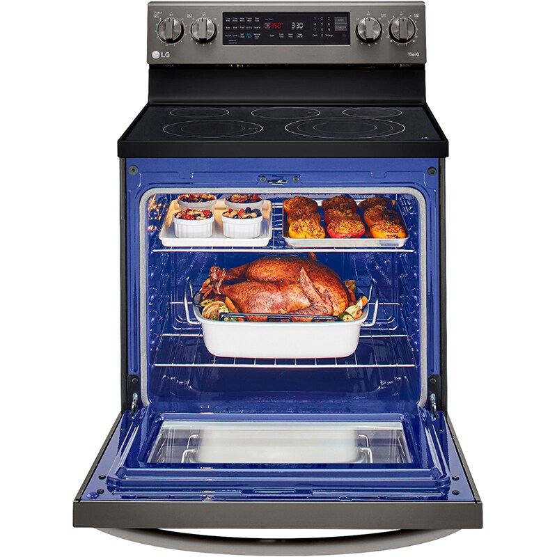 LG 30 6.3 cu. ft. Smart AirFry Convection Single Oven Freestanding