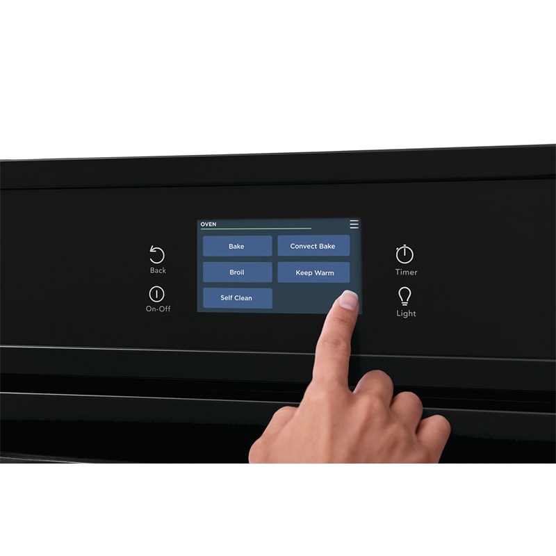 Frigidaire 27 in. 3.8 cu. ft. Electric Single Wall Oven with Standard Convection - Black, Black, hires