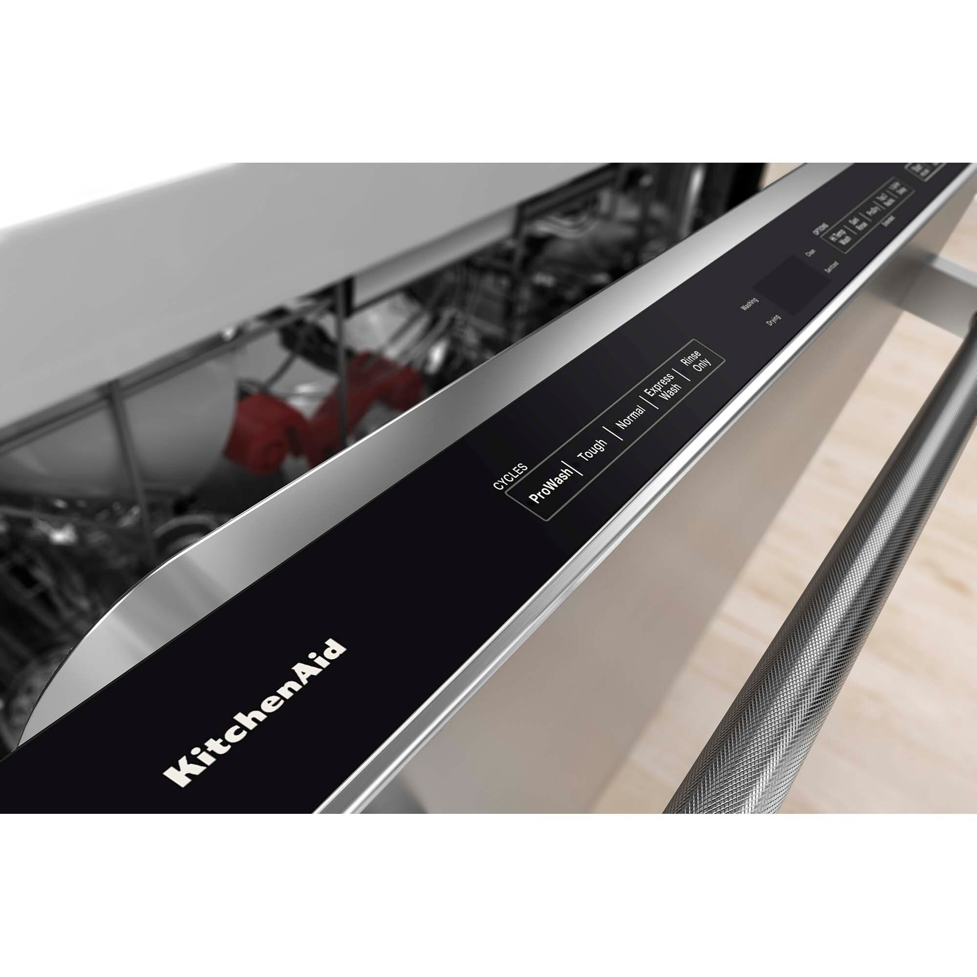 KitchenAid 24 in. BuiltIn Dishwasher with Top Control, 44 dBA Sound