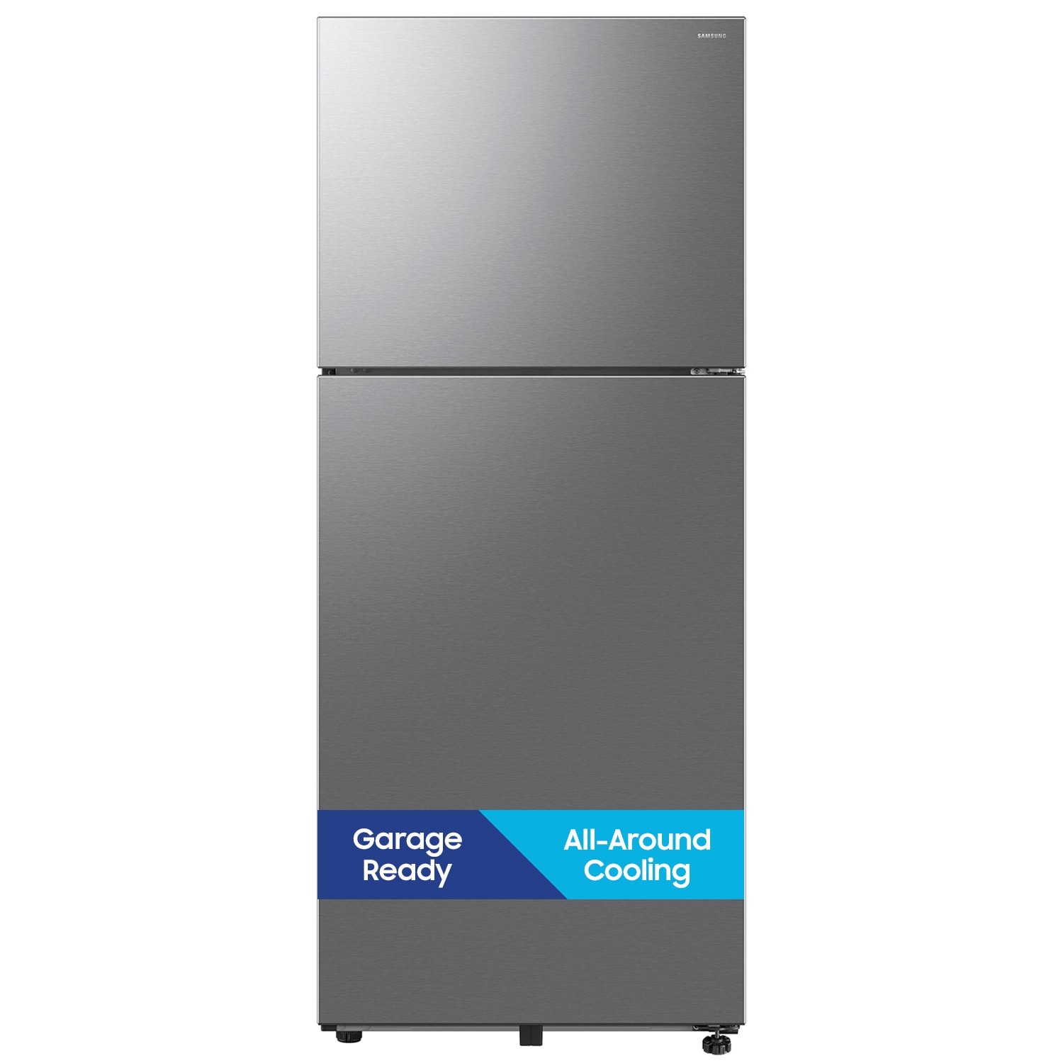 Samsung 28 in. 17.5 cu. ft. Smart Garage-Ready Top Freezer Refrigerator - Fingerprint Resistant Stainless Steel, , hires