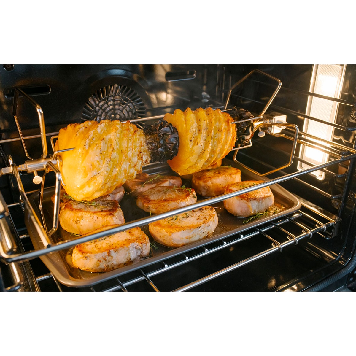 Thermador Professional Series 30 in. 6.1 cu. ft. Smart Speed Electric Microwave/Wall Oven Combo with True European Convection - Stainless Steel, , hires