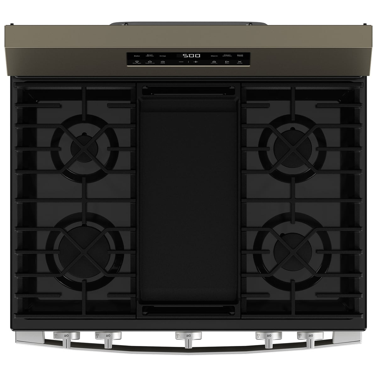 GE 500 Series 30 in. 5.3 cu. ft. Gas Range with 5 Sealed Burners & Griddle - Fingerprint Resistant Slate, , hires