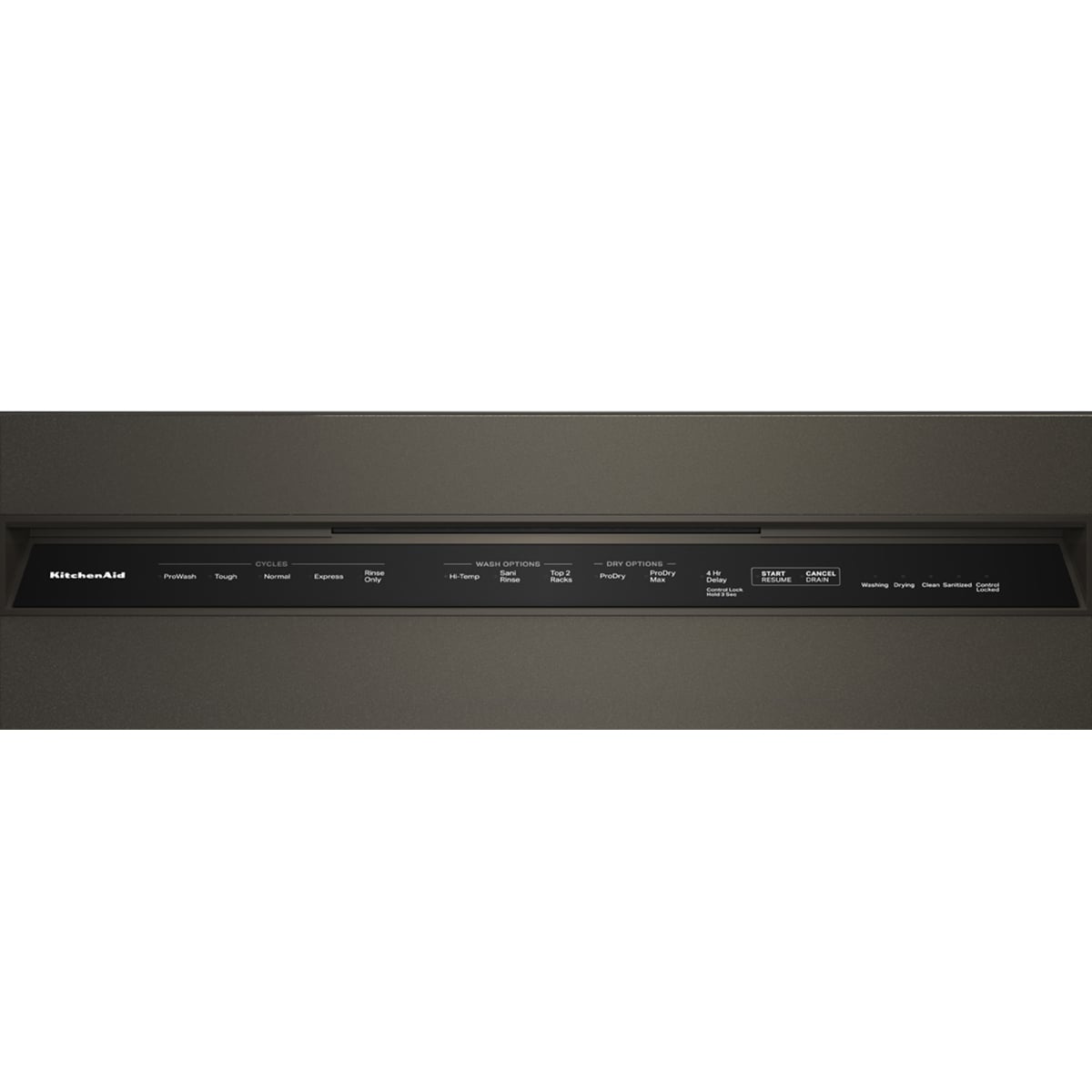 KitchenAid 24 in. Front Control Dishwasher with 41 dBA Sound Level, 3rd-Rack, ProDry System & Pocket Handle - Black Ore, , hires