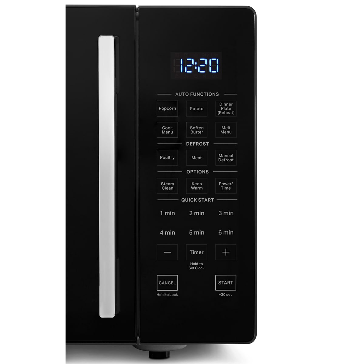 Whirlpool 19 in. 0.9 cu. ft. 900W Countertop Microwave - Black, , hires