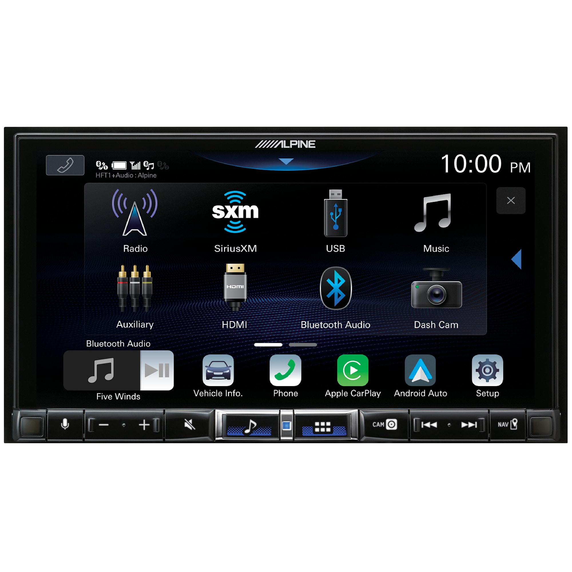 Alpine Digital Multimedia Receiver with 7 in. Touchscreen Display, , hires