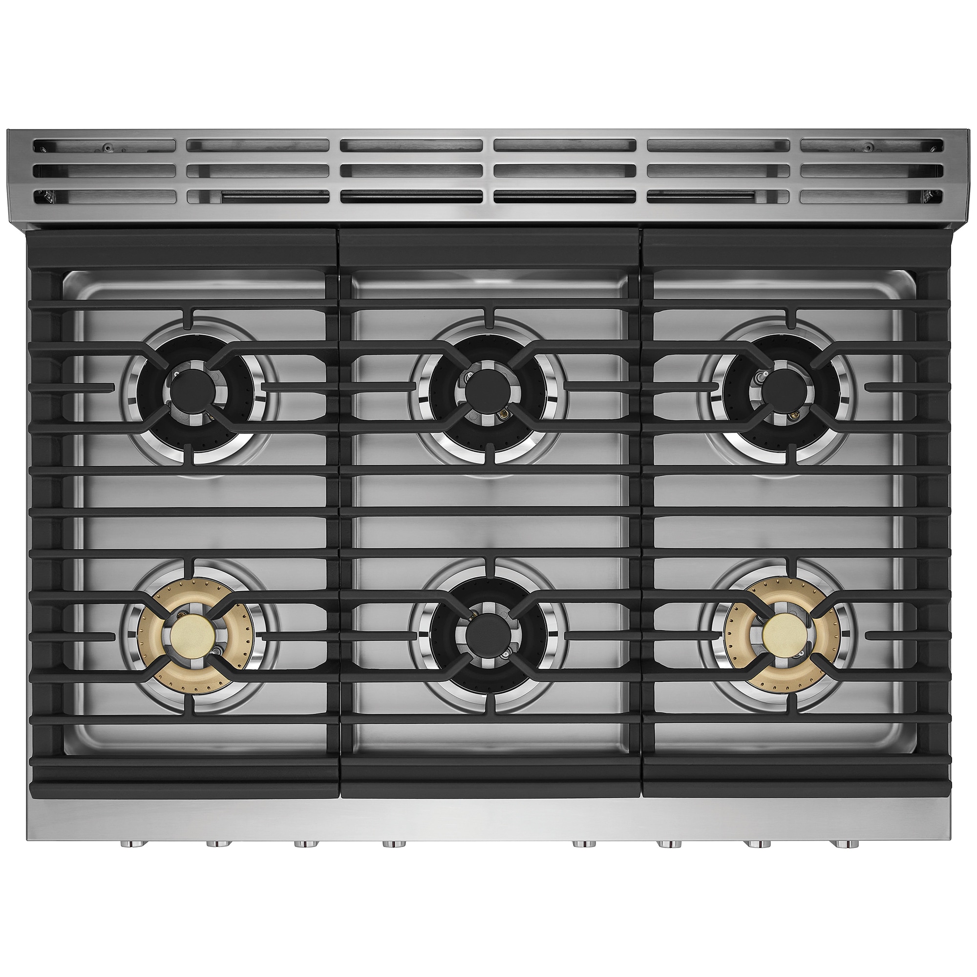 Frigidaire Professional 36 in. 4.4 cu. ft. Dual Convection Dual Fuel Range with 6 Sealed Burners - Stainless Steel, , hires