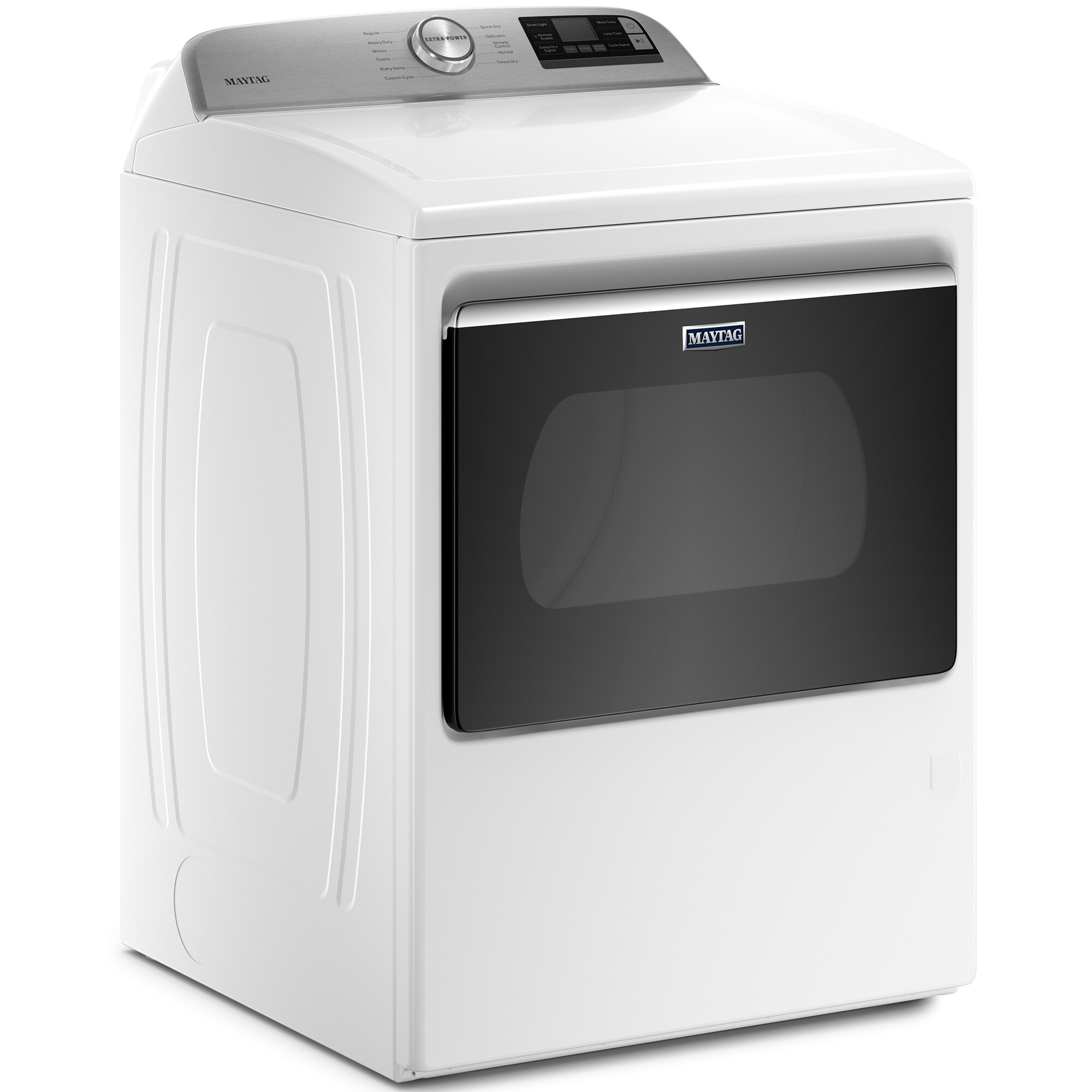 Maytag 27 in. 7.4 cu. ft. Smart Gas Dryer with Extra Power Button