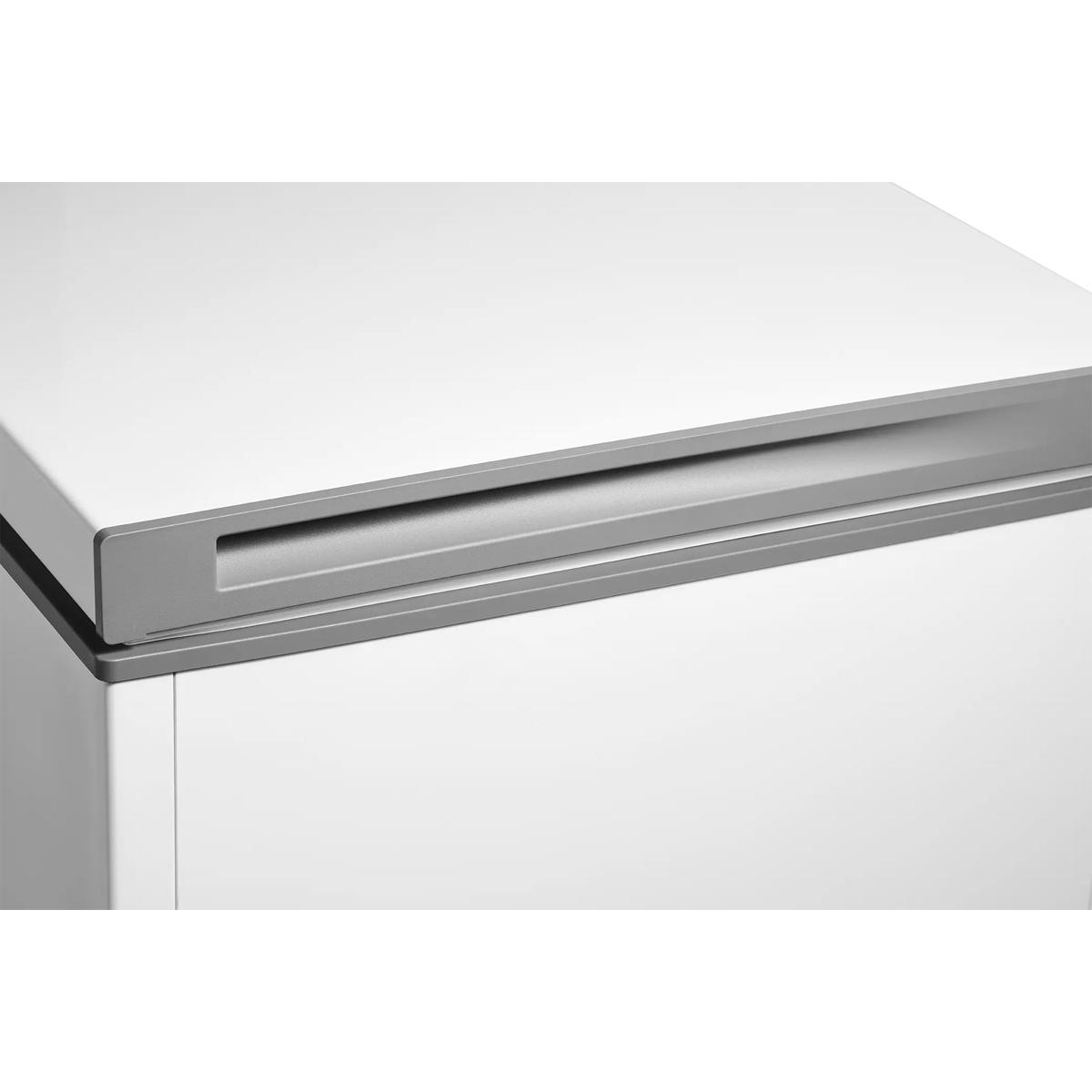 Midea 24 in. 5.0 cu. ft. Garage-Ready Compact Chest Freezer - White, , hires