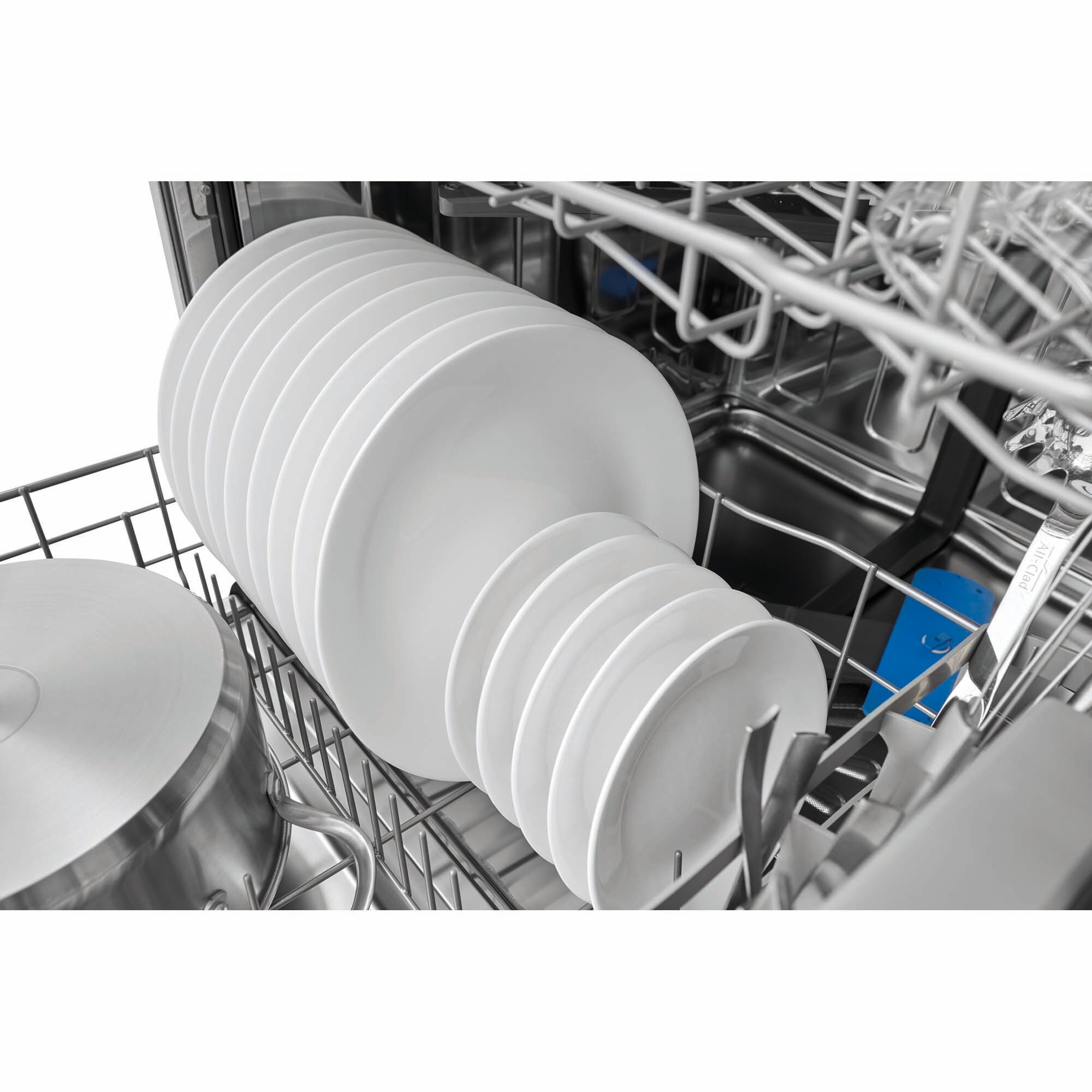 Frigidaire 24 in. Top Control Dishwasher with 49 dBa Sound Level, 3rd-Rack & EvenDry - Stainless Steel, , hires