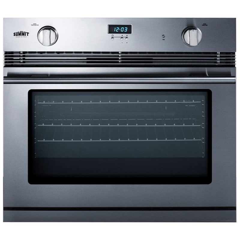 Summit 30 in. 3.0 cu. ft. Gas Wall Oven with Standard Convection