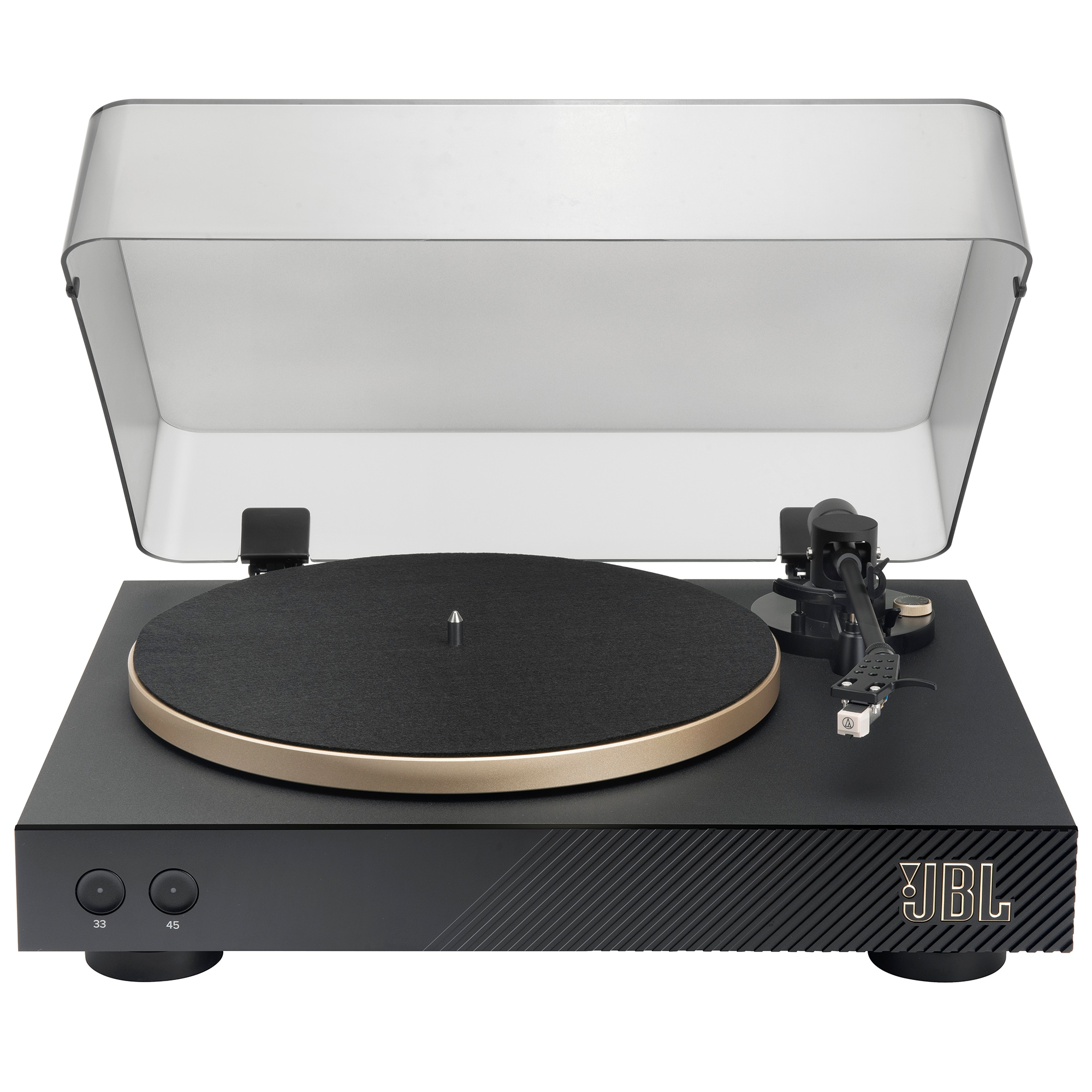 JBL Spinner Bluetooth Turntable - Black & Gold, , hires