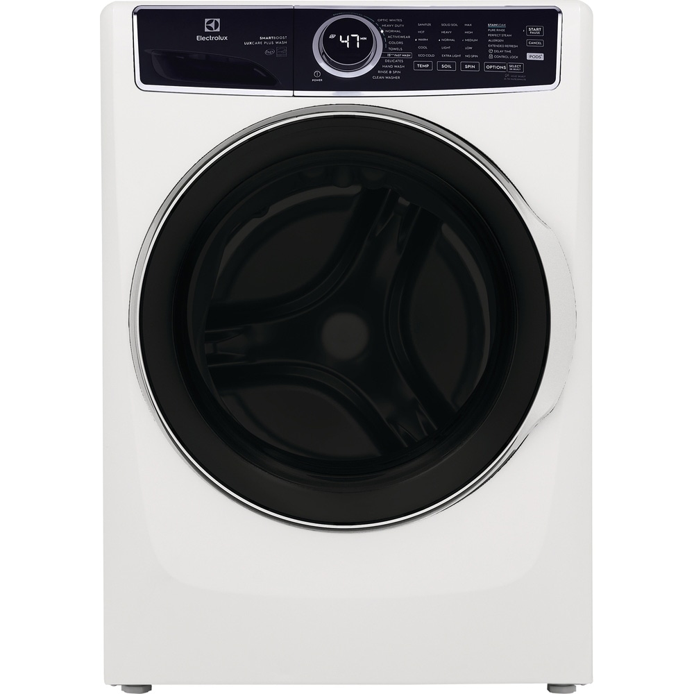 Electrolux 600 Series 27 in. 4.5 cu. ft. Stackable Front Load Washer with Perfect Steam, LuxCare Plus Wash System & SmartBoost -White, White, hires