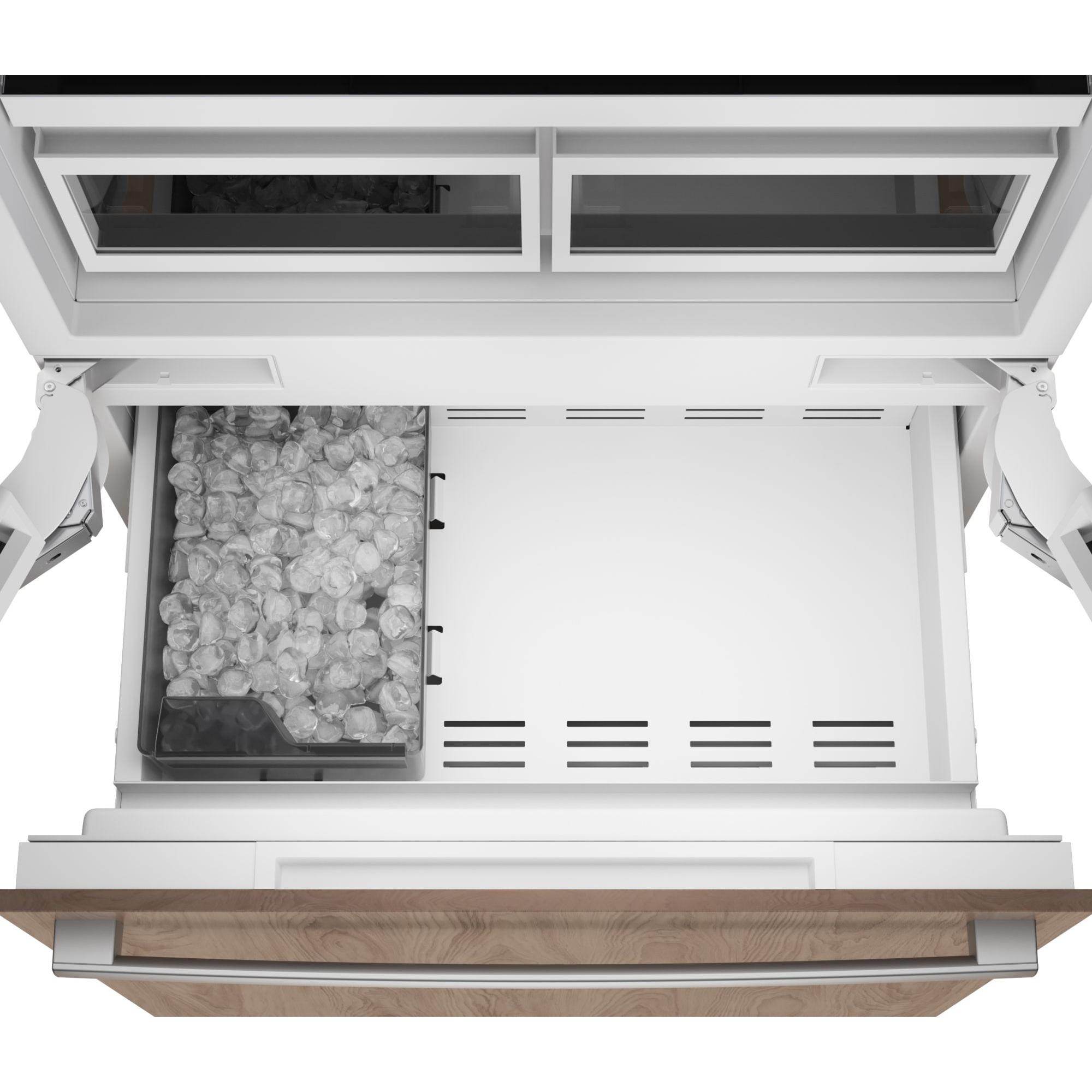 Bosch Benchmark Series 36 in. 20.1 cu. ft. Built-In Smart Counter Depth French Door Refrigerator with Internal Water Dispenser - Custom Panel Ready, , hires