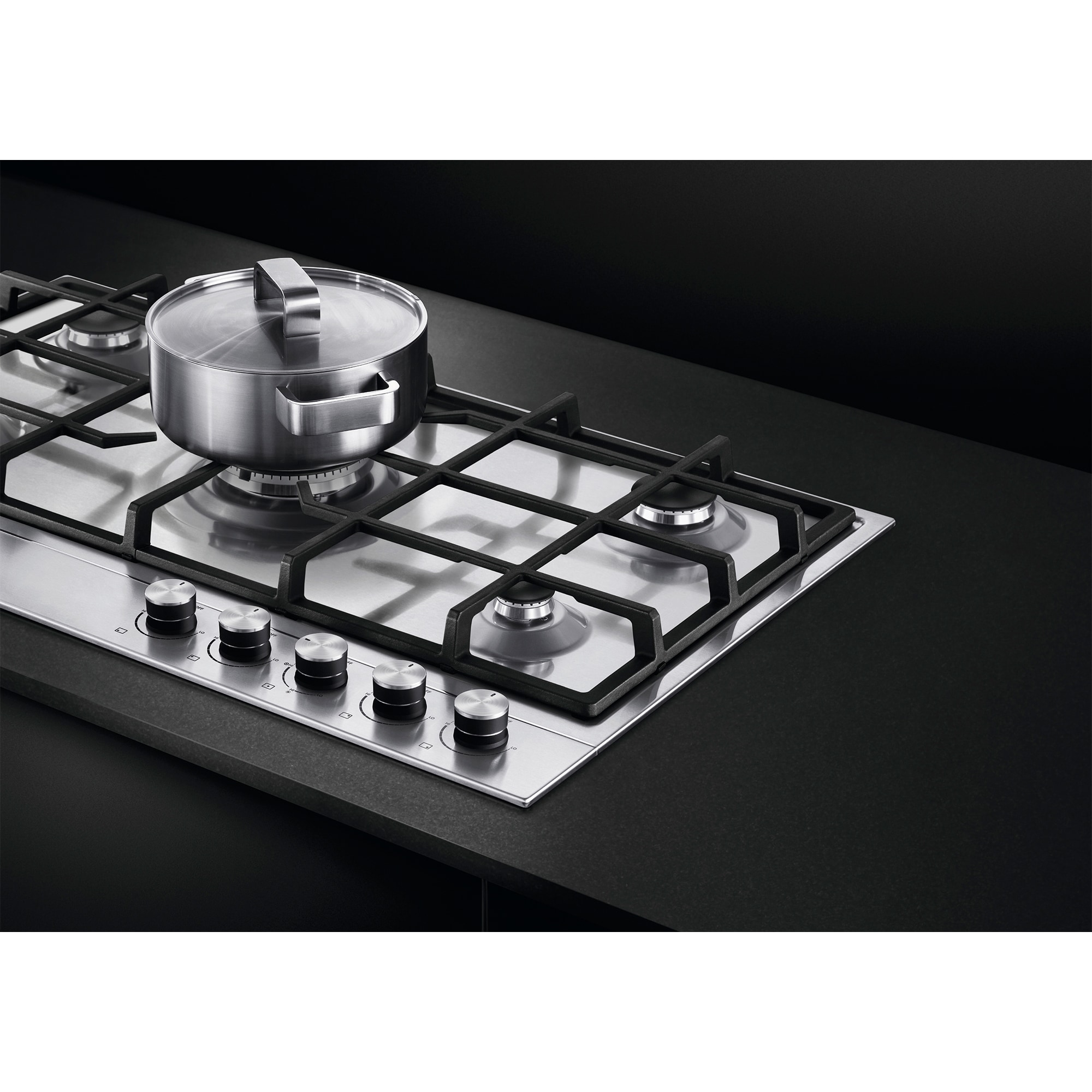 Fisher & Paykel Series 7 36 in. 5-Burner Natural Gas Cooktop with Power Burner - Stainless Steel, , hires