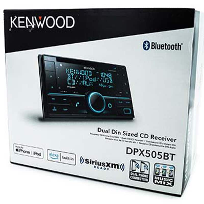 Kenwood Dual Din Sized CD Receiver with Bluetooth, , hires