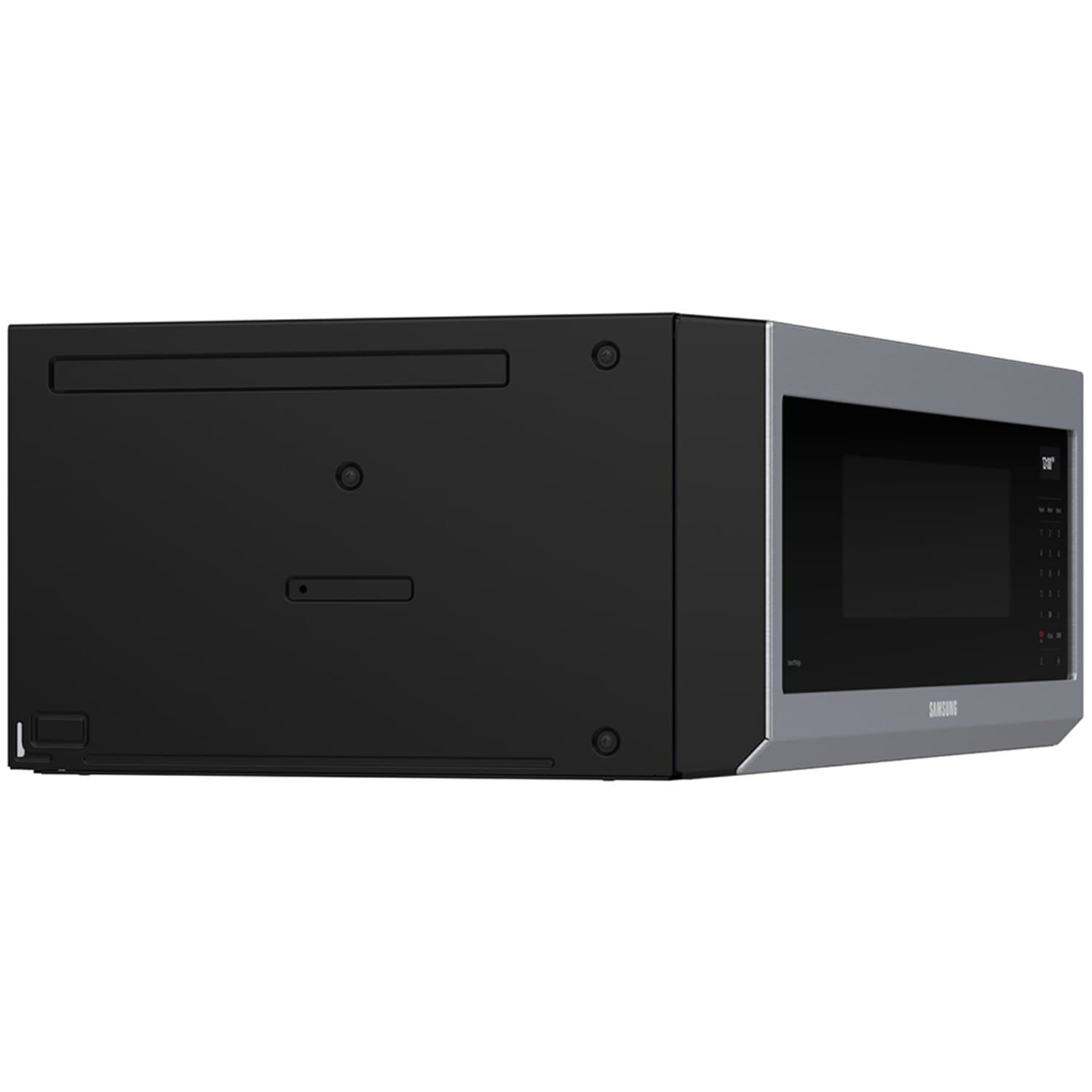 Samsung 30 in. 1.1 cu. ft. 1100W Low Profile Smart Over-the-Range Microwave with 550 CFM & Sensor Cooking - Stainless Steel, Stainless Steel, hires