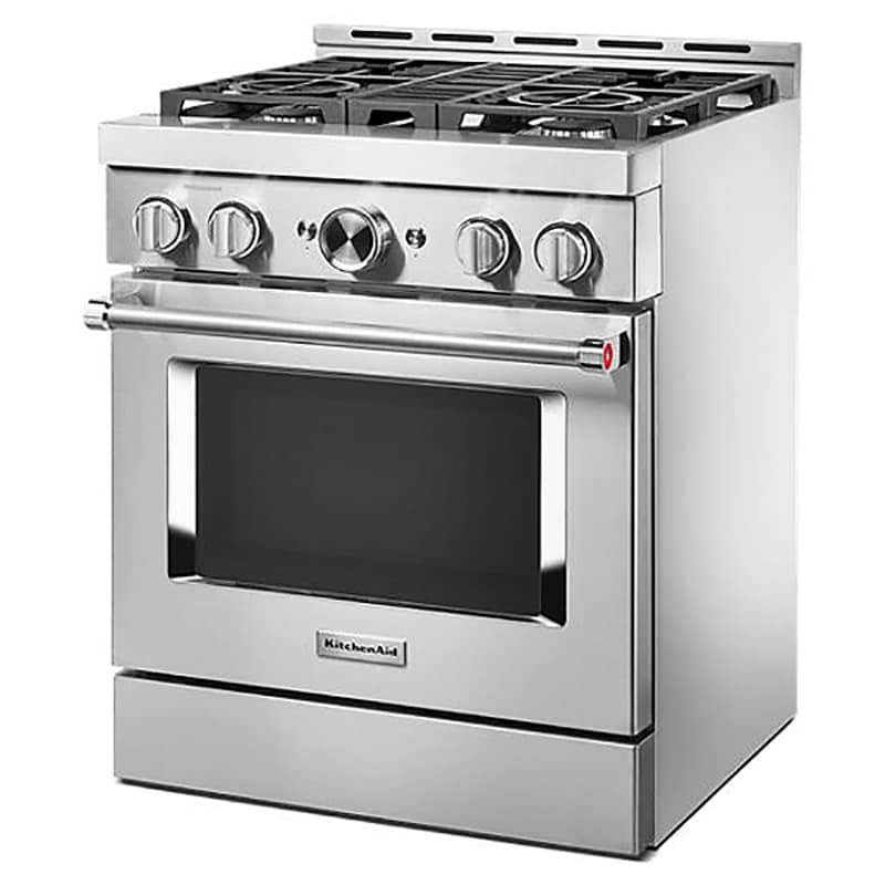 KitchenAid 30 in. 4.1 cu. ft. Smart Convection Oven Freestanding Gas