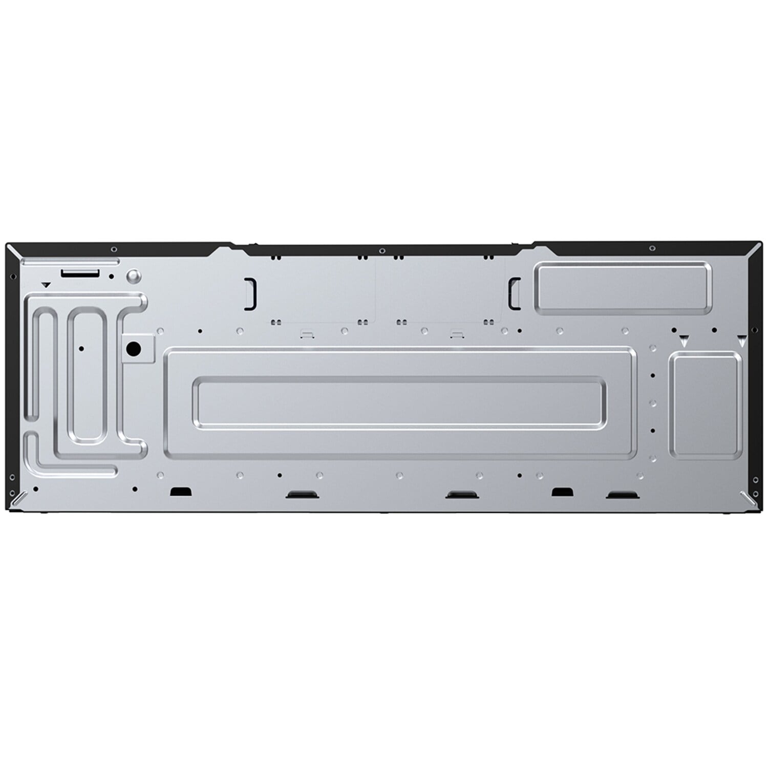 Samsung 30 in. 1.1 cu. ft. 1100W Low Profile Smart Over-the-Range Microwave with 550 CFM & Sensor Cooking - Stainless Steel, Stainless Steel, hires