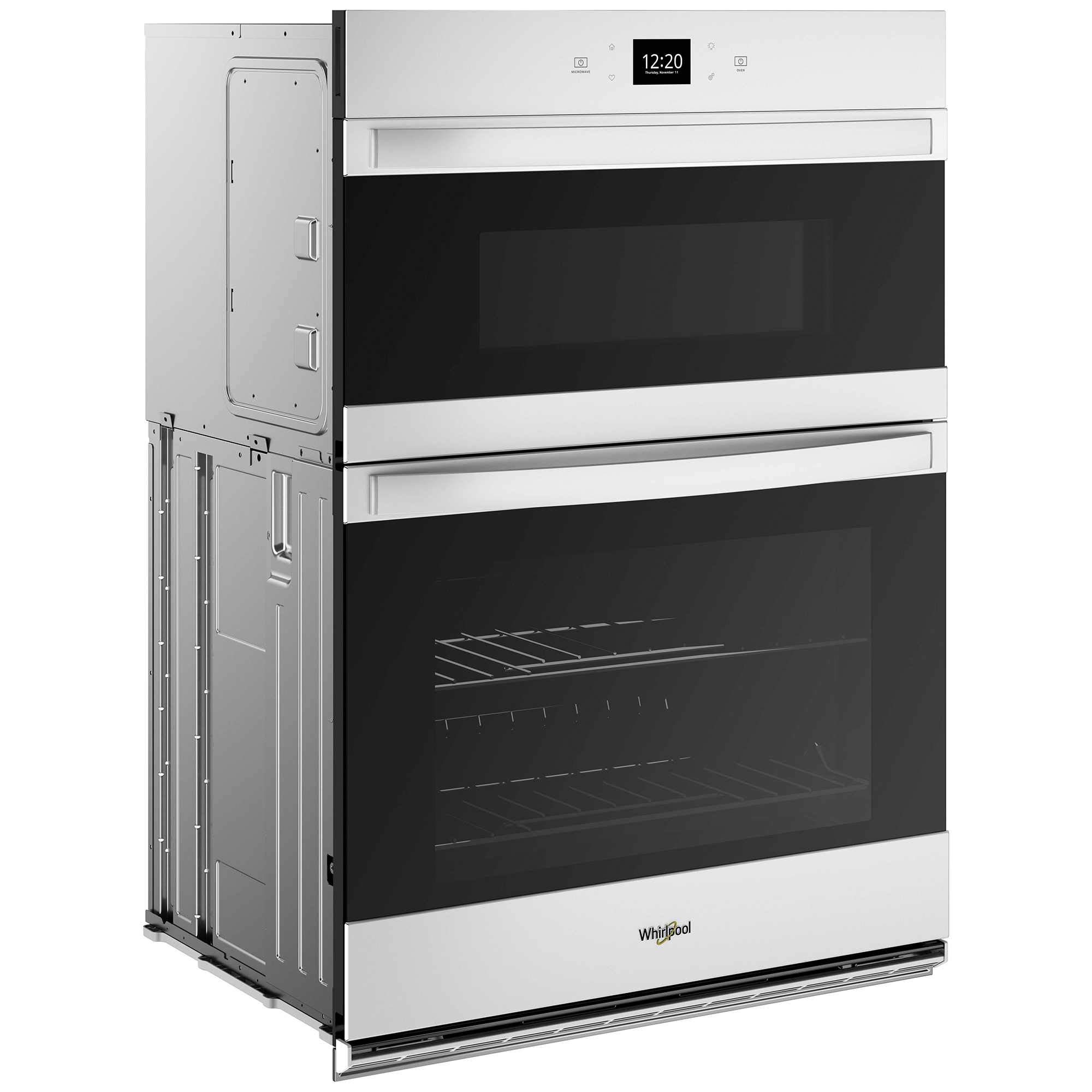 Whirlpool 30 in. 6.4 cu. ft. Smart Electric Microwave/Wall Oven Combo with Standard Convection & Sensor Cooking - White, , hires