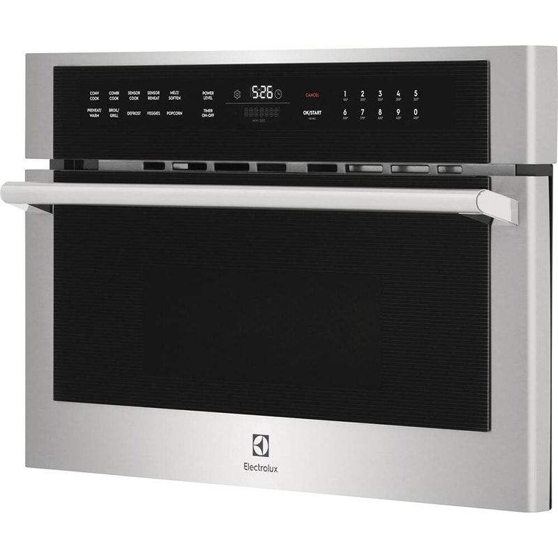 Electrolux 30 in. 1.6 cu. ft. 1000W Built-In Microwave with Convection & Sensor Cooking - Stainless Steel, , hires