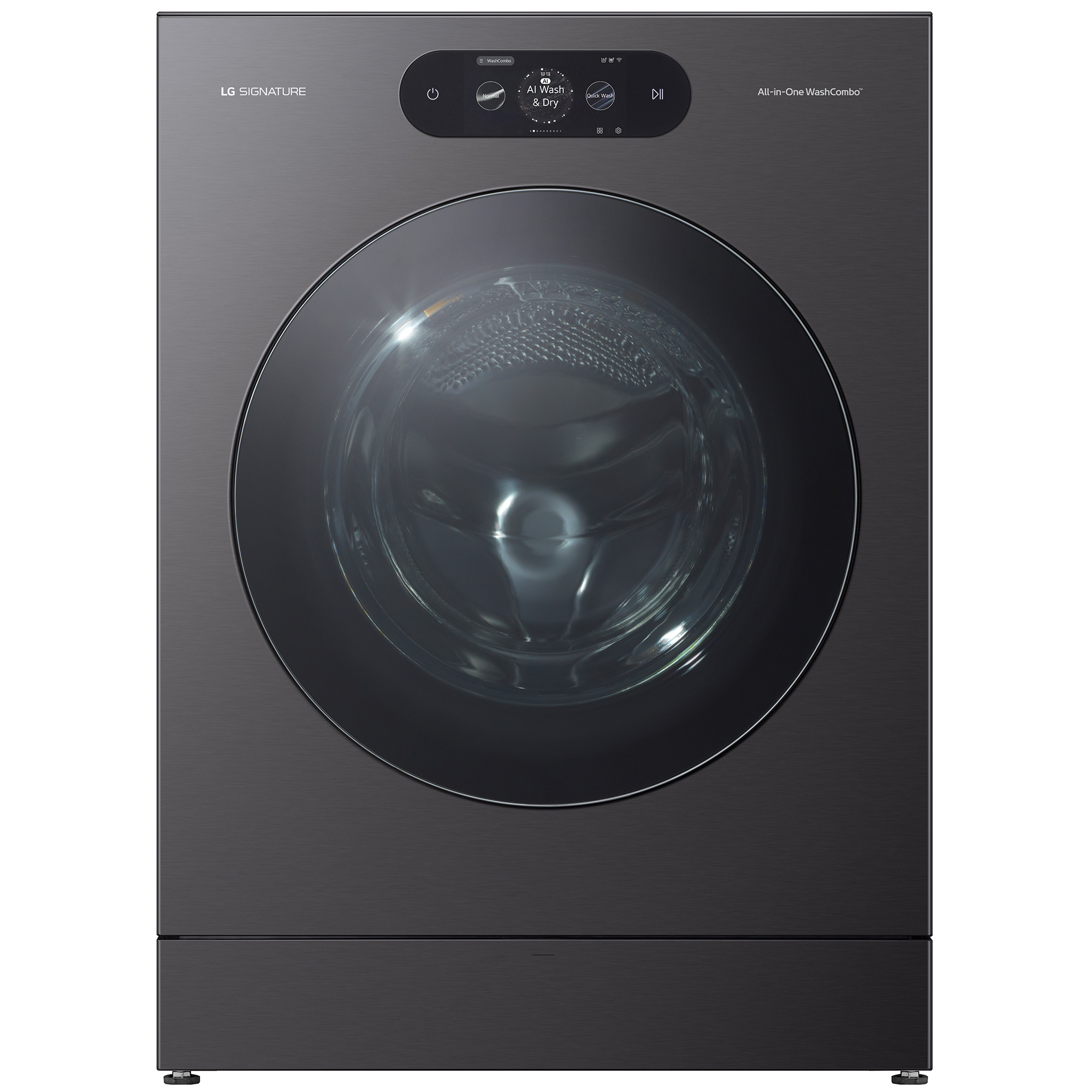 LG Signature 29 in. 5.8 cu. ft. Smart Electric Front Load Ventless All ...