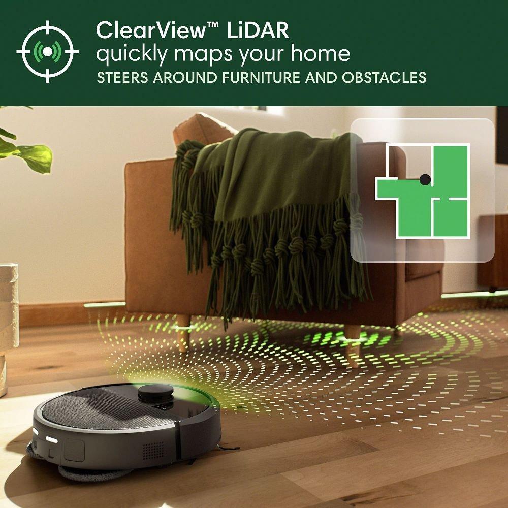 iRobot Roomba Plus 405 Wi-Fi Connected Auto-Empty Robotic Vacuum/Mop Combo with Voice Control & Cleaning Station, , hires