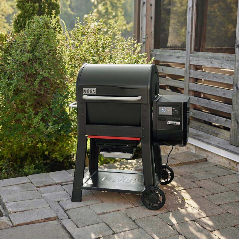Weber Searwood 600 Series Wood Pellet Grill - Black, , hires