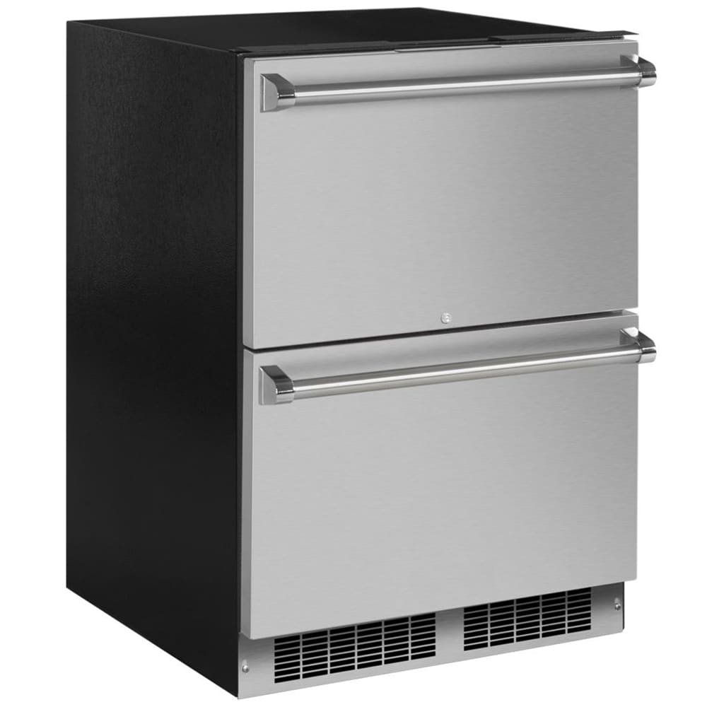 Marvel Professional Series 24 in. 5 cu. ft. Double Refrigerator Drawers - Stainless Steel, , hires
