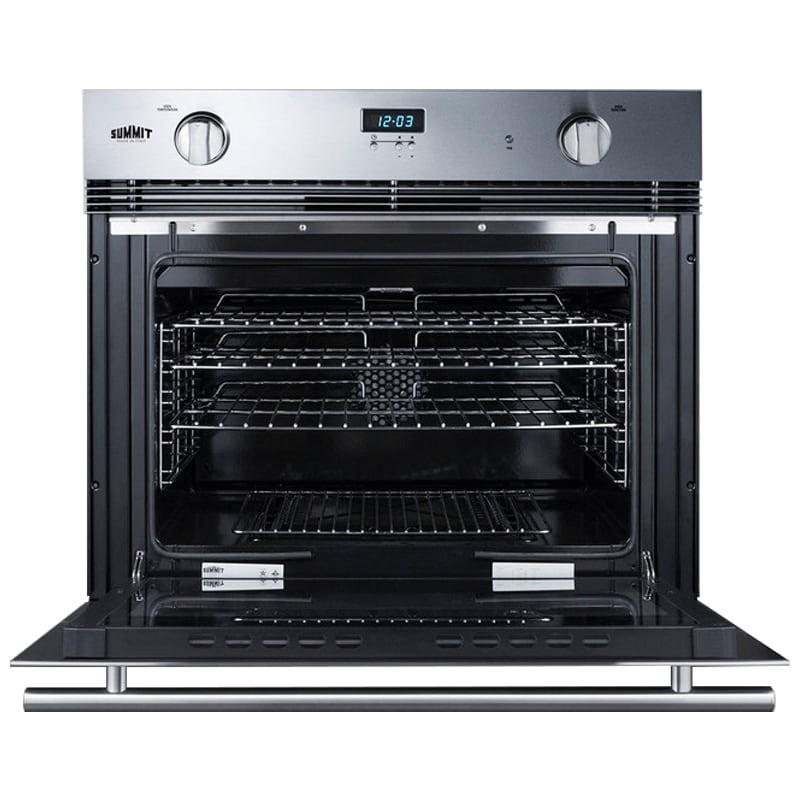 Summit 30 in. 3.0 cu. ft. Gas Wall Oven with Standard Convection