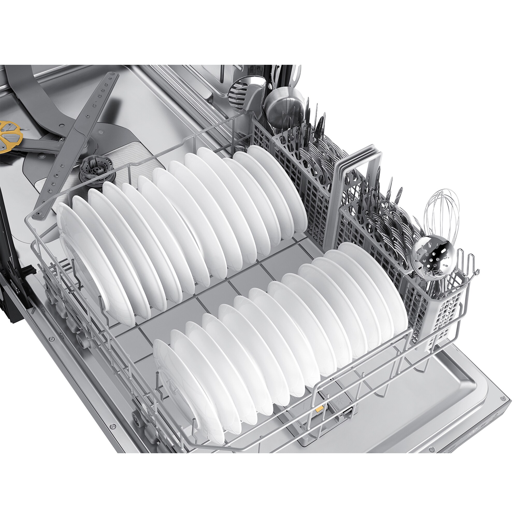 Samsung 24 in. Top Control Smart Dishwasher with 46 dBa Sound Level & 3rd-Rack - Stainless Steel, , hires