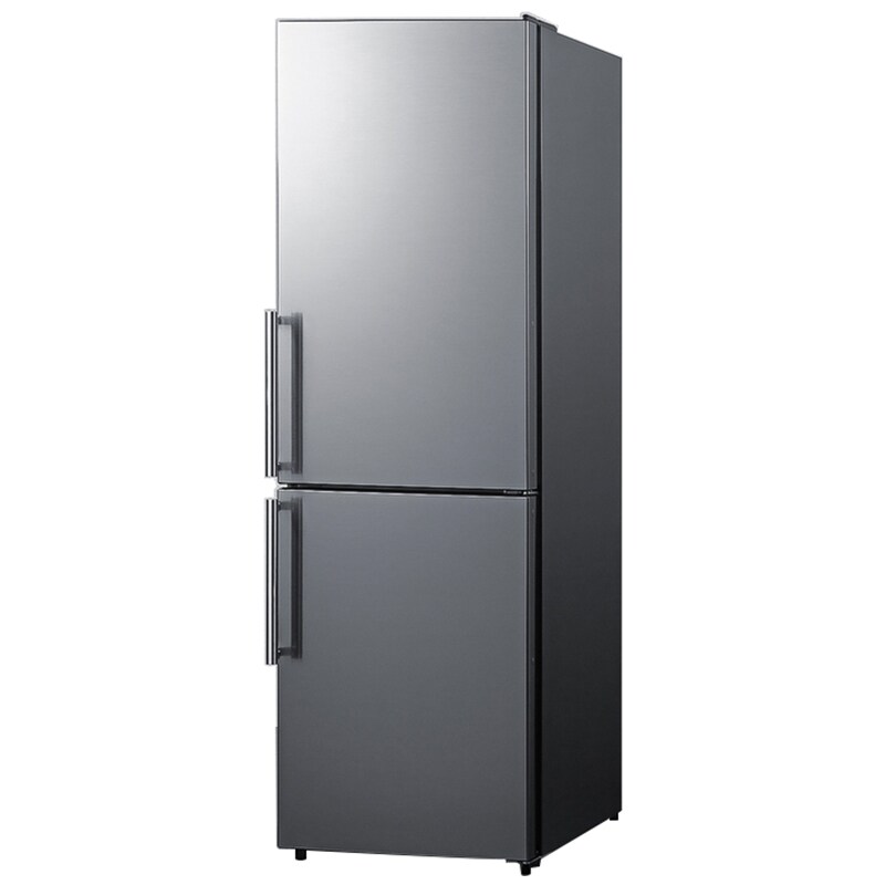 Summit Thin Line 24 in. 10.8 cu. ft. Counter Depth Bottom Freezer Refrigerator - Stainless Steel Look, , hires