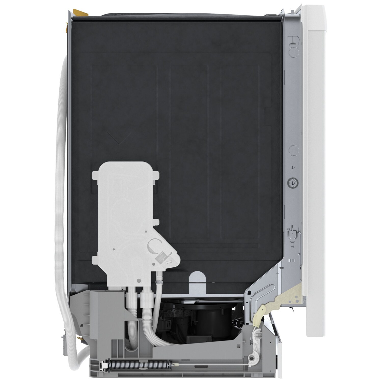 Bosch 300 Series 24 in. Top Control Smart Dishwasher with 46 dBa Sound Level, 3rd-Rack, PureDry & Pocket - White, White, hires