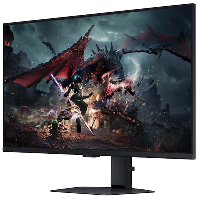 Samsung - Odyssey G50D 32" QHD IPS 180Hz 1ms AMD FreeSync Gaming Monitor with HDR 400 (DisplayPort, HDMI) - Black, , hires