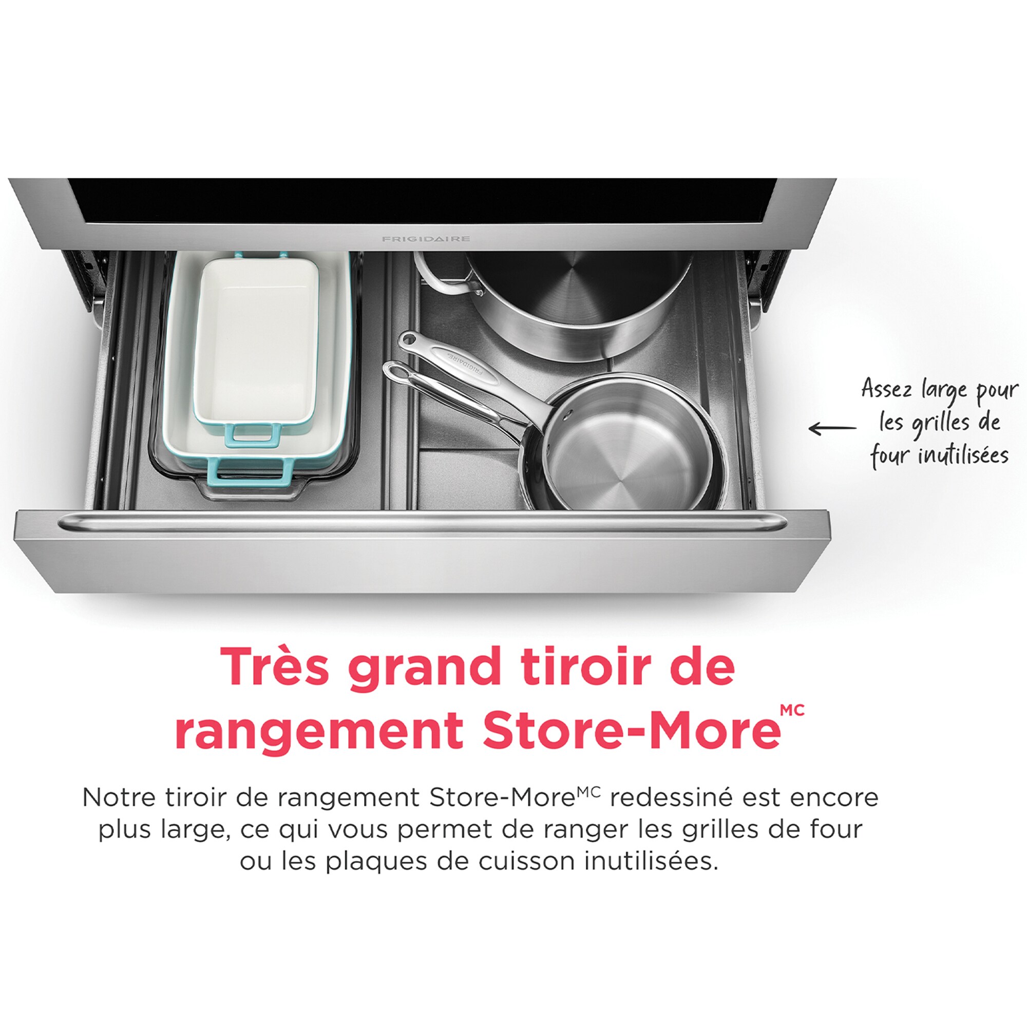 Frigidaire 30 in. 5.1 cu. ft. Slide-In Gas Range with 5 Sealed Burners - Stainless Steel, Stainless Steel, hires