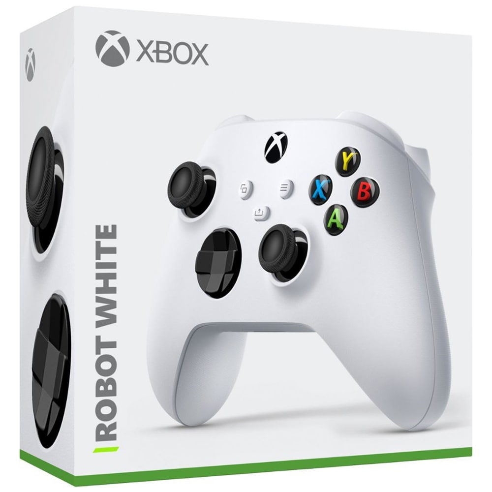 Xbox - Wireless Controller for Xbox Series X, Xbox Series S, and Xbox One - Robot White, White, hires