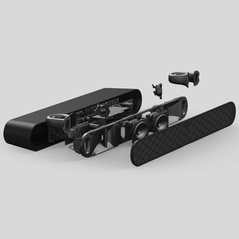 Sonos Ray 2 Channel Smart Sound Bar - Black, Black, hires