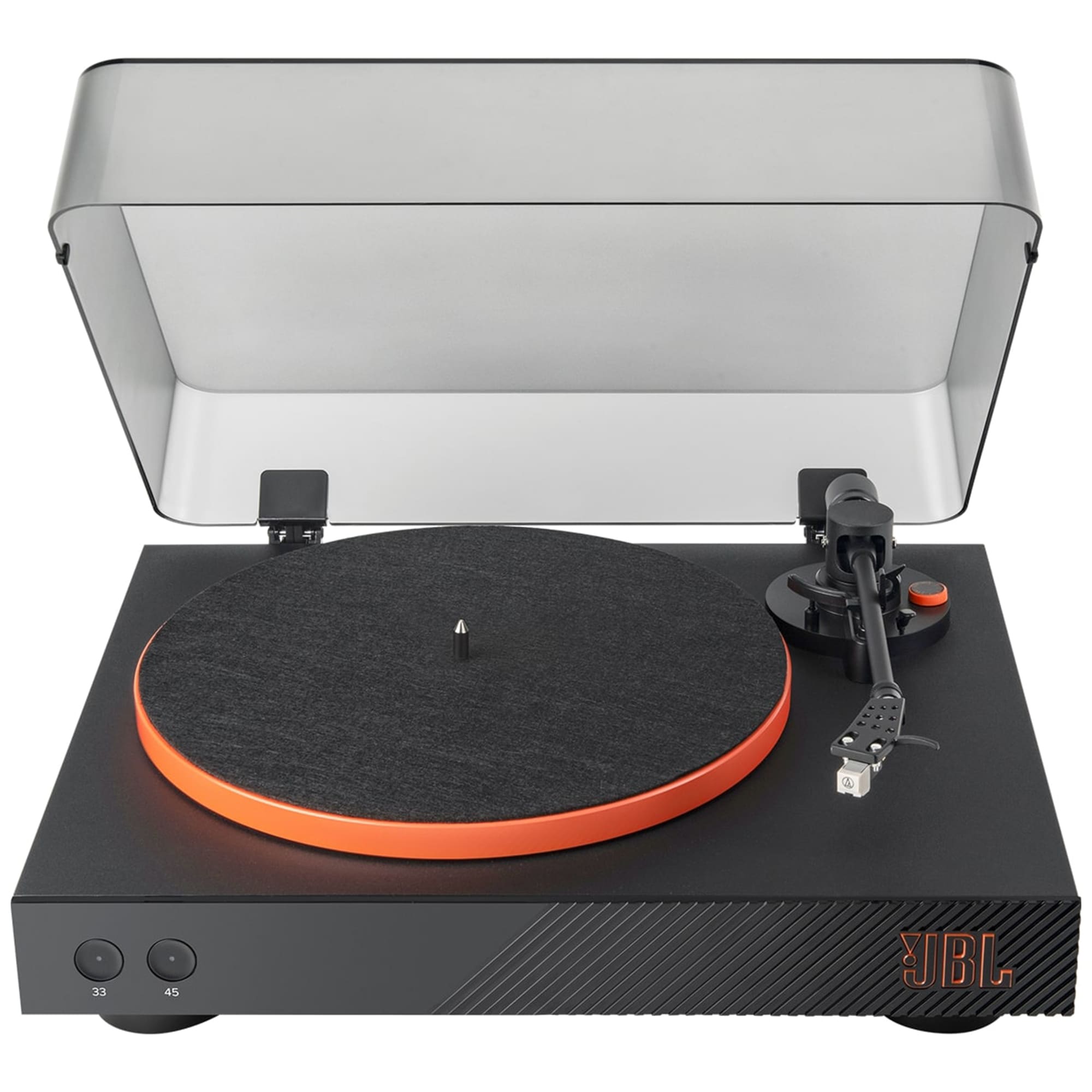 JBL Spinner Bluetooth Turntable - Black & Orange, , hires