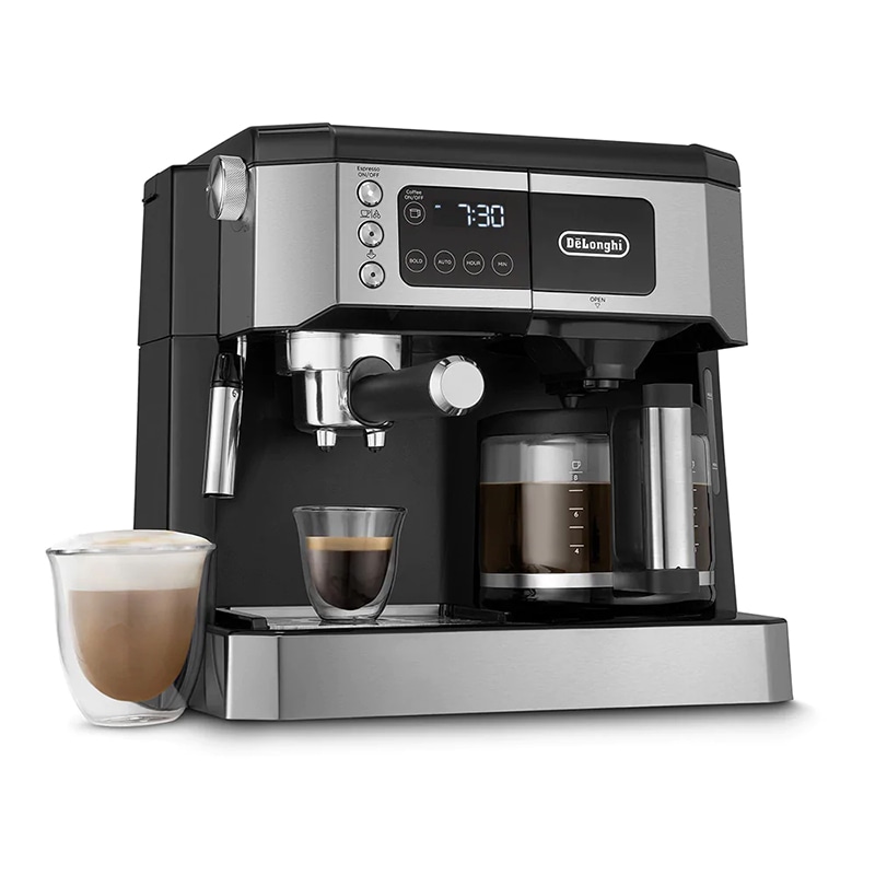 De'Longhi All-in-One Coffee & Espresso Maker, Cappuccino, Latte Machine + Advanced Milk Frother, , hires