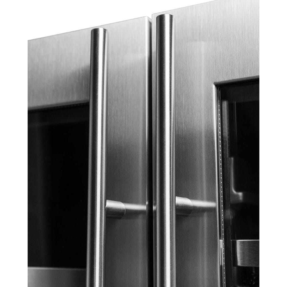 Danby Appliances 24 in. Built-In 4.5 cu. ft. Compact Beverage Center with Adjustable Shelves & Digital Control - Stainless Steel, , hires