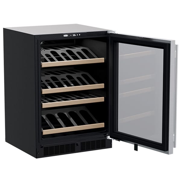 Marvel 24 in. Undercounter Wine Cooler with Single Temperature Zone & 27 Bottle Capacity - Stainless Steel, , hires