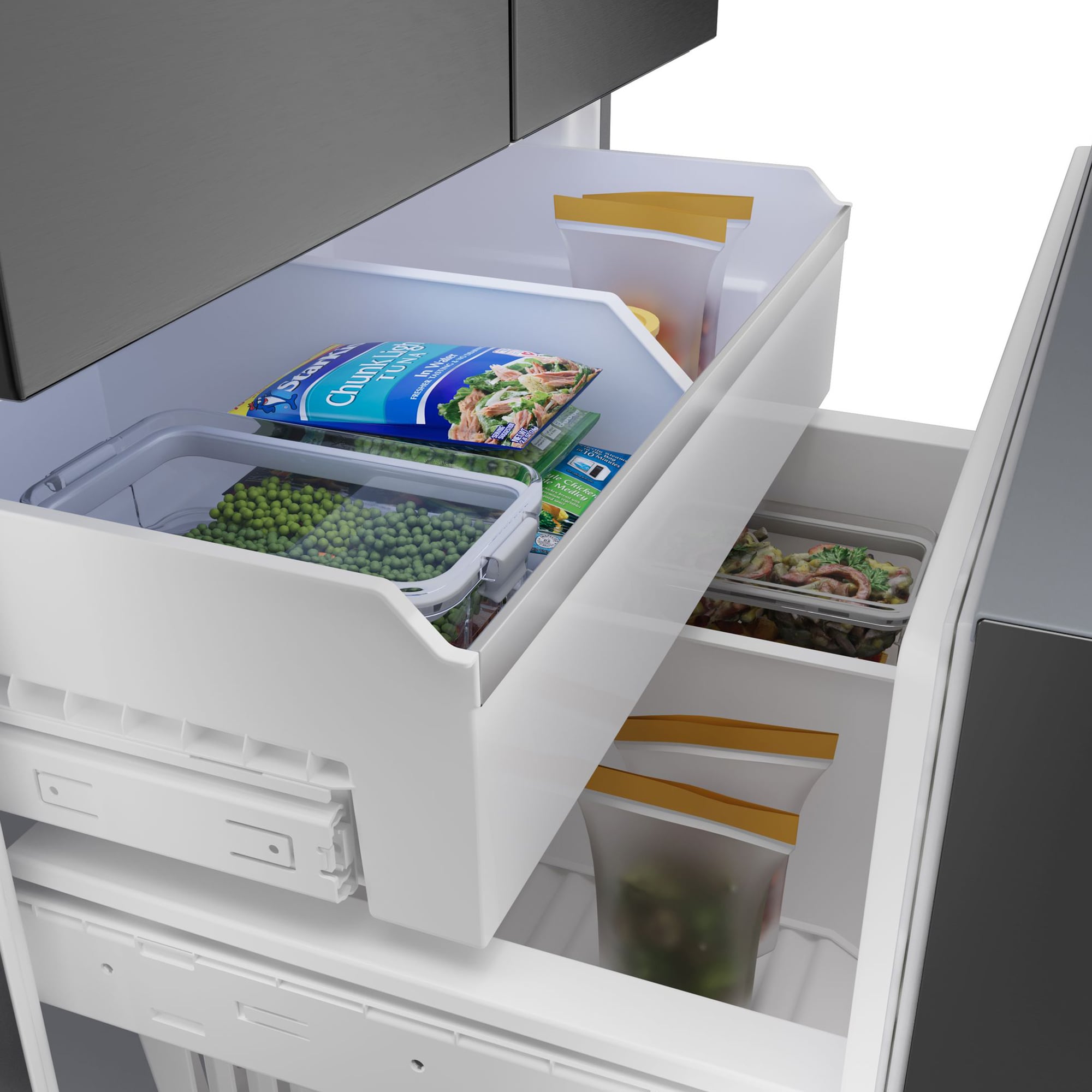 Bosch 500 Series 36 in. 26 cu. ft. Smart French Door Refrigerator with Ice & Water Dispenser - Black Stainless Steel, , hires