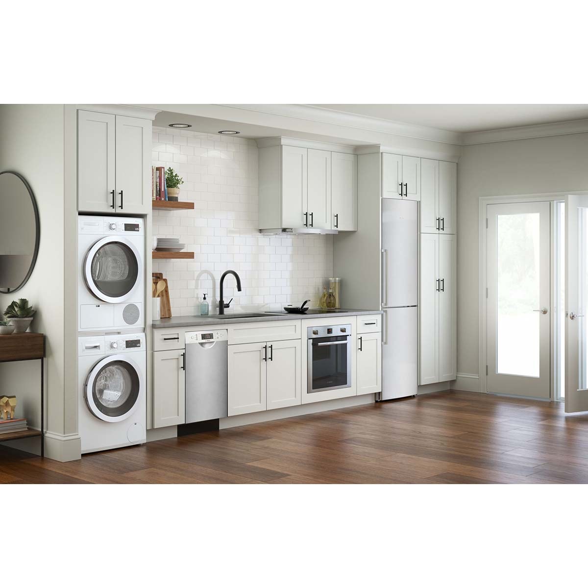 Bosch 500 Series 24 in. 2.8 cu. ft. Electric Single Wall Oven with True European Convection - Stainless Steel, , hires