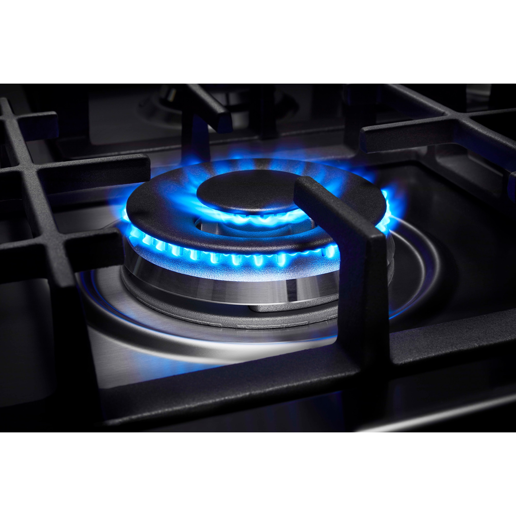 JennAir 24 in. 4-Burner Natural Gas Cooktop with Simmer Burner & Power Burner - Stainless Steel, , hires