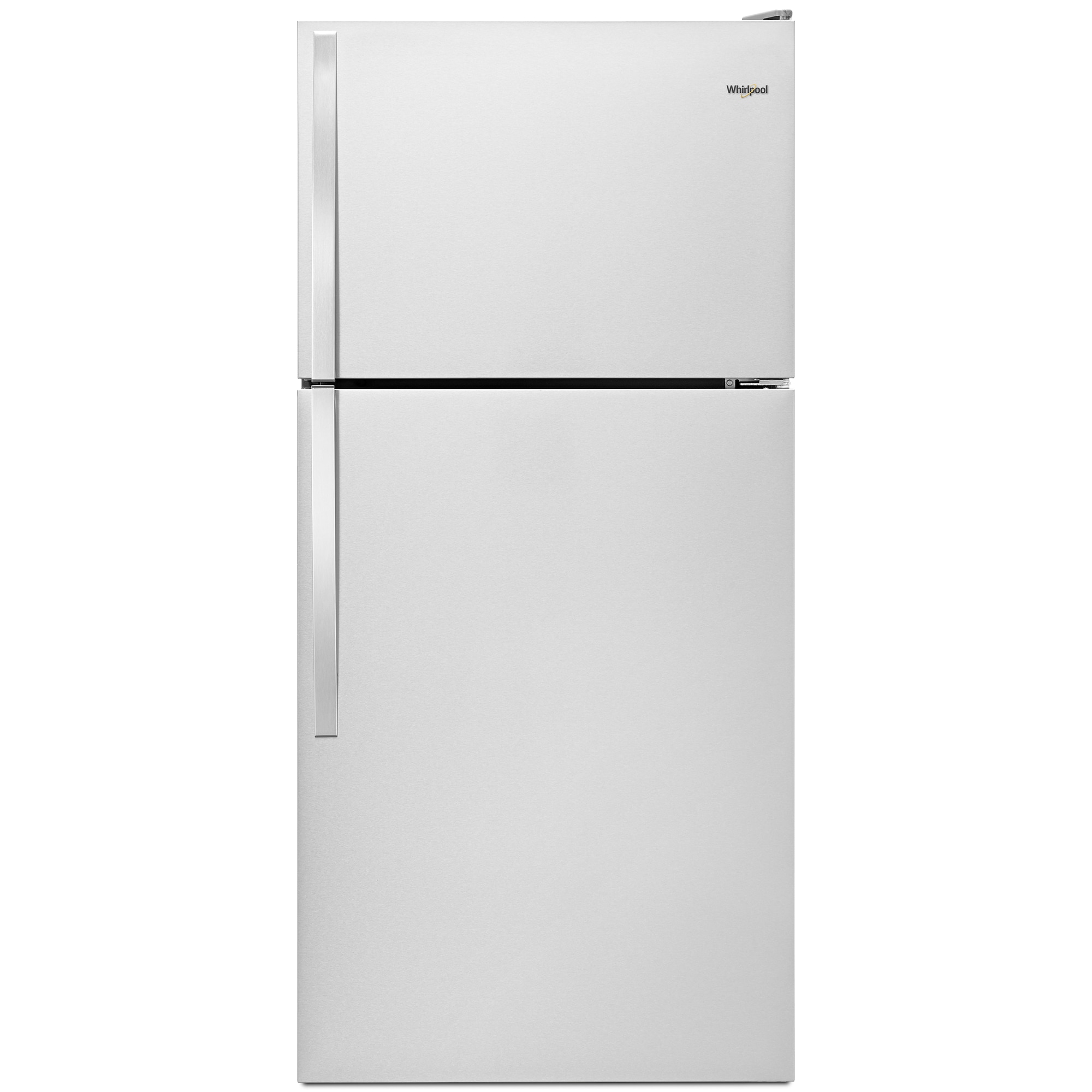 Whirlpool 30 in. 18.2 cu. ft. Top Freezer Refrigerator - Monochromatic Stainless Steel, Monochromatic Stainless Steel, hires