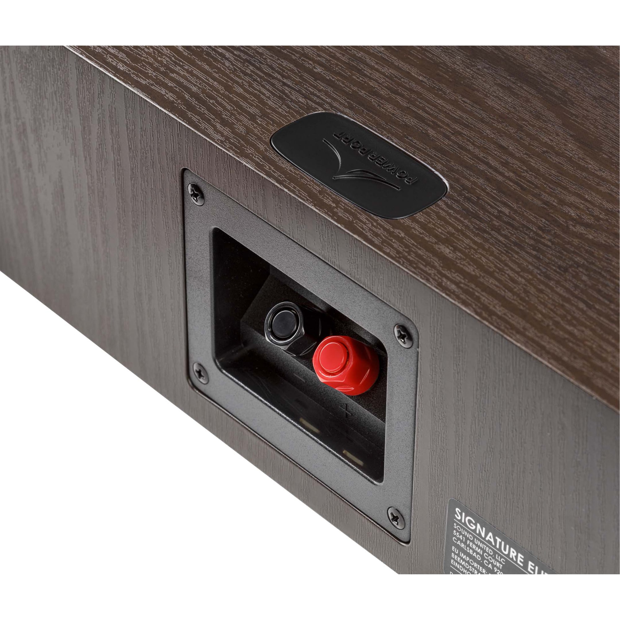 Polk Signature Elite ES35 High-Quality Slim Center Channel Speaker - Brown, Brown, hires