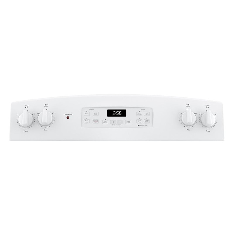 GE 30 in. 5 cu. ft. Electric Range with Coil Burners - White, White, hires